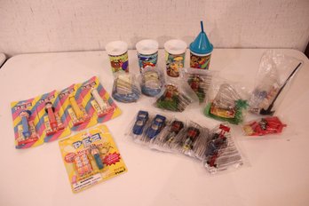 Vintage Pez Dispensers And McDonalds Happy Meal Toys