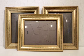 3 Matching Ornate Frames