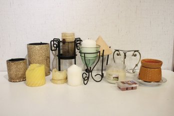 Large Candel Decor Lot, Wax Melter