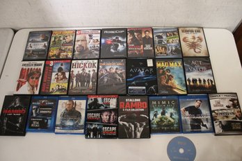 Action-packed DVDs, Blu-rays