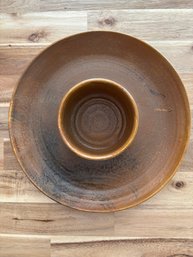 Studio Pottery Chip Platter