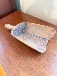 Antique Primitive Wooden Grain Scoop