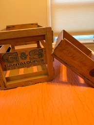 Wooden Produce Crates
