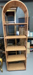 Wicker Etage With 5 Shelves