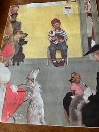 2 Normon Rockwell Veterinary Print And  Dr. Office Visit