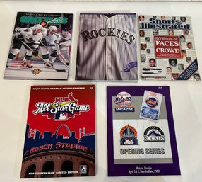 Baseball, Hockey Programs And A Sports Illustrated