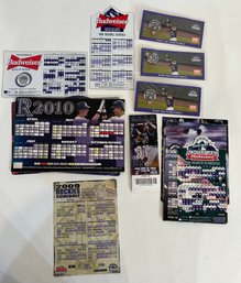 A Collection Of Sports Schedules