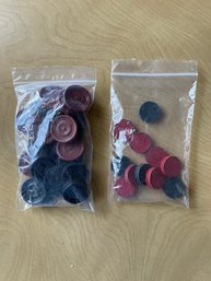 Vintage Game Pieces / Checkers