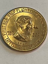 Commemorative 1927 Lindbergh Coin