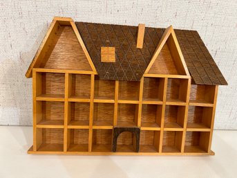 Wooden House For Miniatures