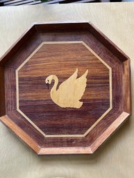 Mcm Swan Inlay Tray