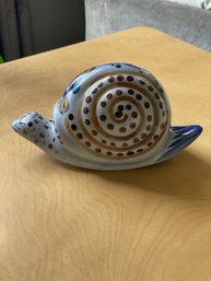 Tonala Style Snail Pottery Votive Holder