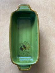 Vintage Los Angeles Pottery Baking Dish Mushroom