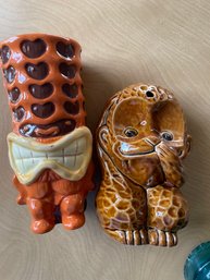 2 Ceramic Tiki Mugs