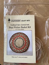 Authentic Tipi Birdhouse Kit  Hopi Basket Kit