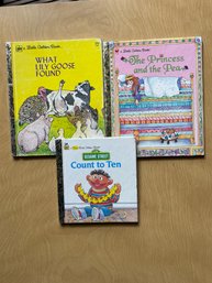 3 Vtg Golden Kids Books