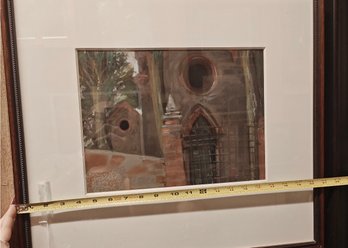 Original Pastel Of A Church