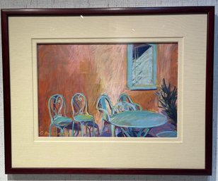 Original Pastel, Provenal Chairs.   CB4