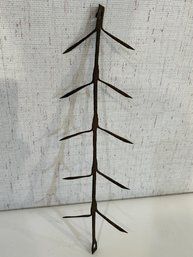 Antique Primitive Metal Corn Holder