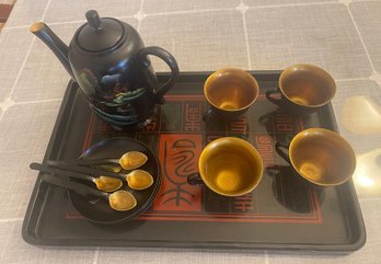 Lacquerware Tea Set