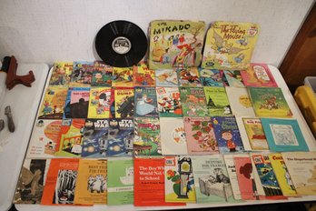 Vintage Disney, Children's Books And Record Sets  22 Items