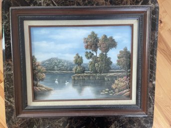 Original Painting,   Double Framed With Fillet