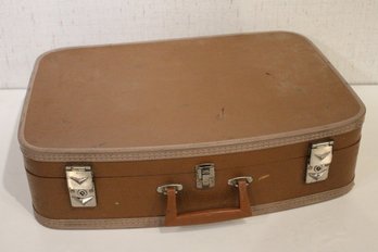 Vintage Brown Hard-shell Suitcase
