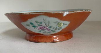 Vintage Octagonal Rim Bowl
