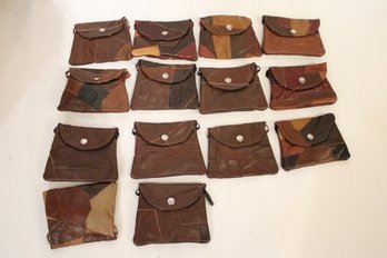 14 Faux Leather Patchwork Bags