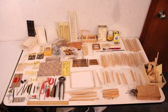 Vintage Doll House Materials, Tools