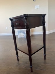 Beacon Hill End Table,  1 Drawer And 1 Shelf