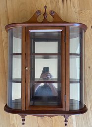 Small Curio Cabinet, Wall Mounted