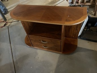 Curved  Console Table  With 1 Drawer, Matches Lot 62