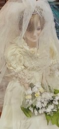 Vintage Princess Diana In Her Wedding Dress By Franklin Mint 19'