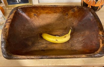 Vintage Trencher Dough Bowl