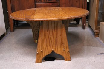 Hard Wood Vintage Drop Leaf Coffee Table 1