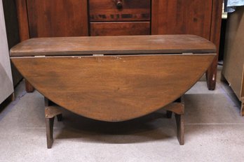 Hard Wood Vintage Drop Leaf Coffee Table 2