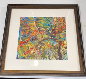 Original Pastel, Framed And Matted