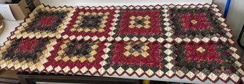 Set Of 2 Quilted Table Runners, 55 Inck