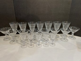 20 Piece Crystal Beverage Set- Seneca???