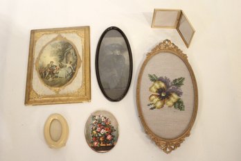 5 Vintage Traditional, Victorian Style Picture Frames