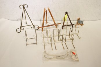 Assortment Of Ornate Stands And Easels