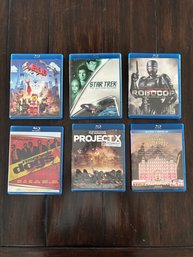 6 Blue Ray DVDs