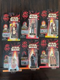 1999 Stars Wars Figures Including Yoda (6 Total)