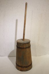 Antique Wooden Dasher Butter Churn