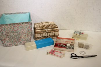 Montgomery Ward Sewing Machine Supplies, Fabric Storage