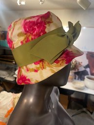 Vintage Hat #4 - Floral Cloche