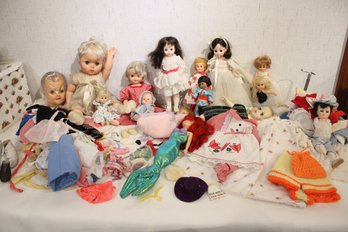 Vintage Doll Lot 2, Tyco Disney The Little Mermaid, Madame Alexander, Vogue Ginny