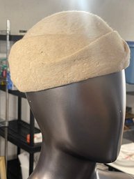 Vintage Hat 7 - Ermine Cloche