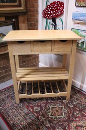Wooden Kitchen Island Cart
